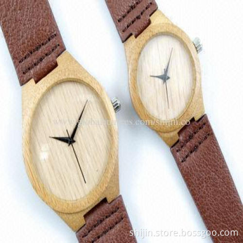 Cheap bamboo wooden watch for lovers 2014
